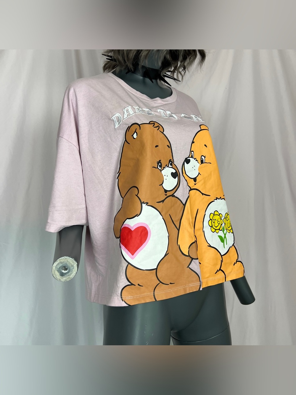 Care Bears Pink Dare To Care Graphic T-Shirt